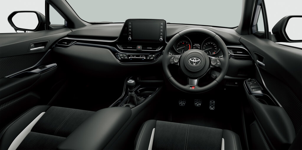 Interior del Toyota C-HR GR Sport.