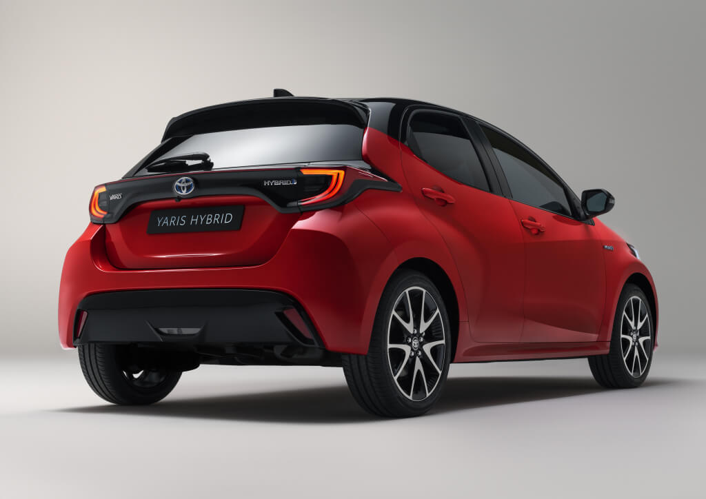 Toyota Yaris 2020: trasera.