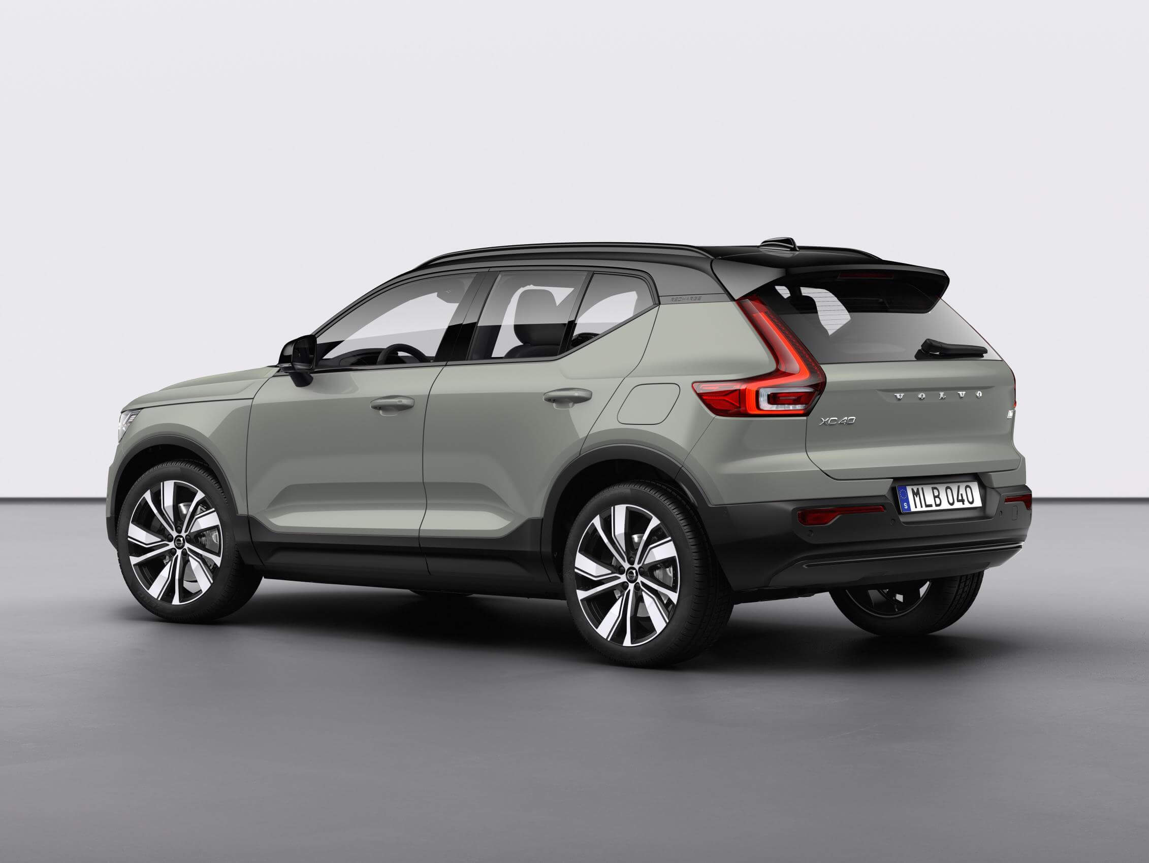 Trasera del Volvo XC40 recharge