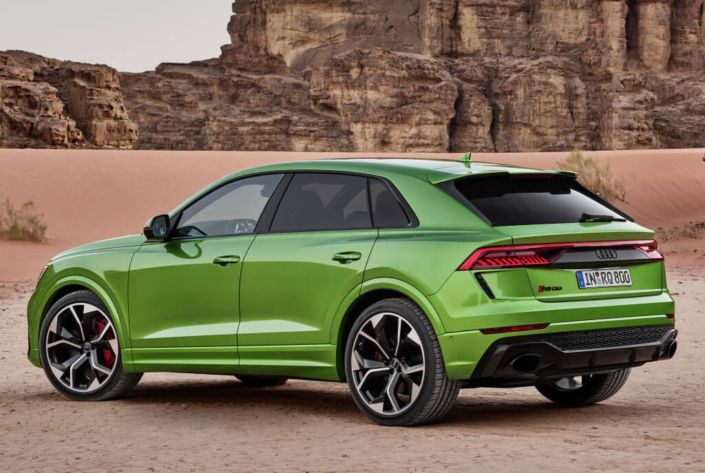 Audi RSQ8, diseño trasero.