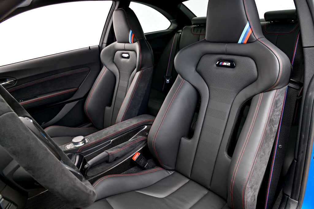 BMW M2 CS: interior.