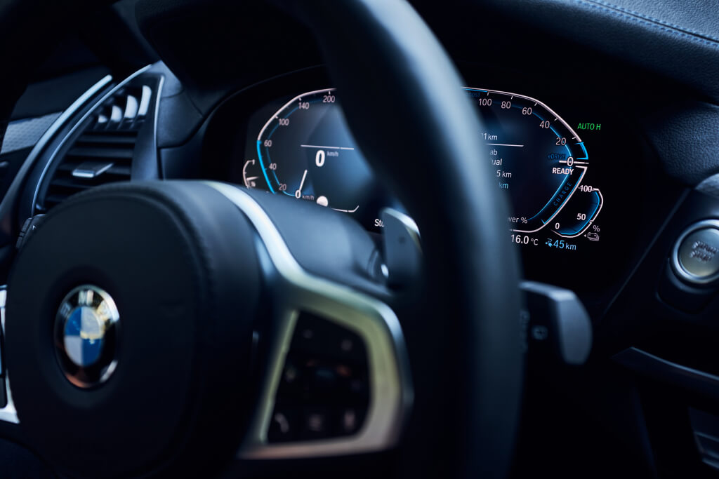 BMW X3 xDrive30e, cuadro de instrumentos.