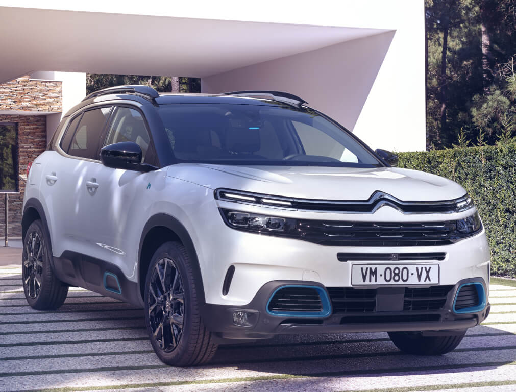 Frontal del Citroën C5 Aircross Hybrid.