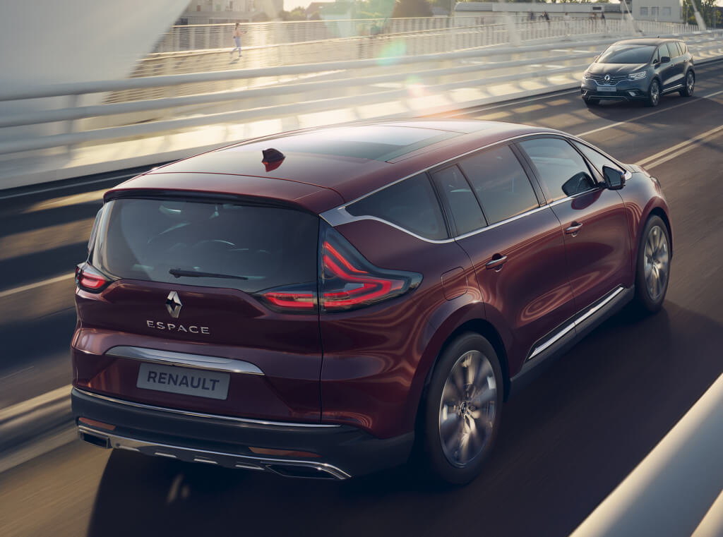 Renault Espace 2020: trasera.