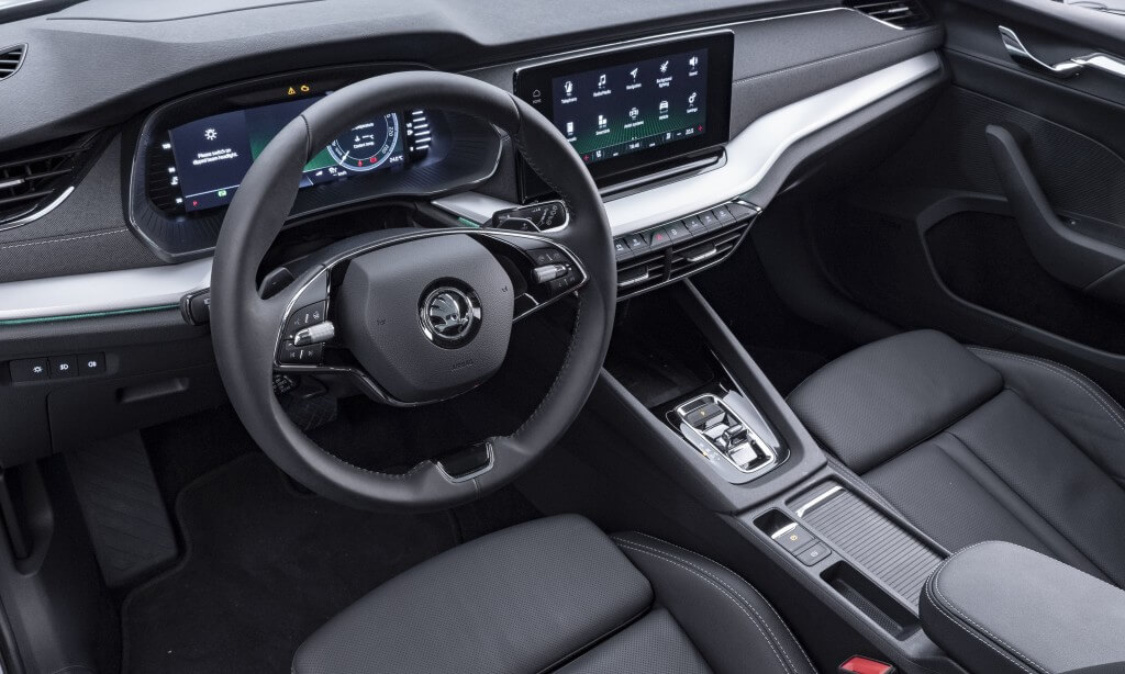Interior del Skoda Octavia 2020.