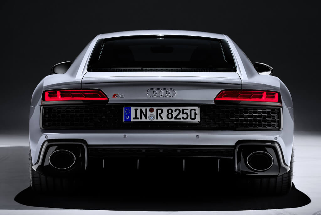 Audi R8 RWD, trasera.