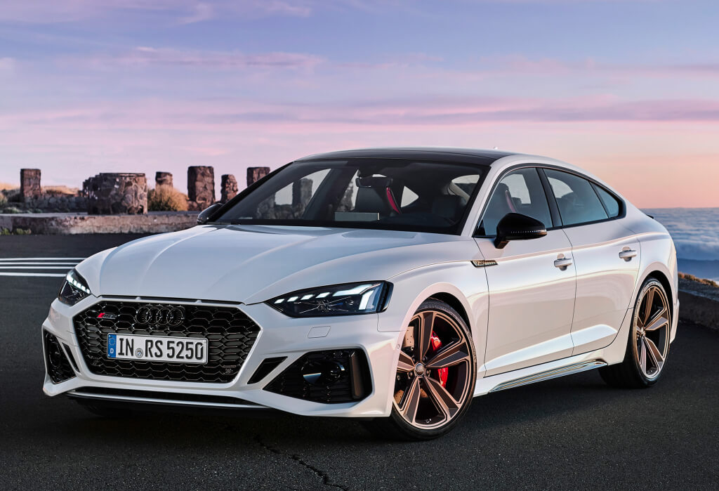 Audi RS5 2020 Sportback, diseño frontal.