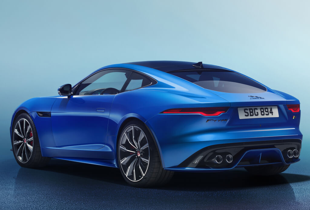Trasera del Jaguar F-Type 2020.
