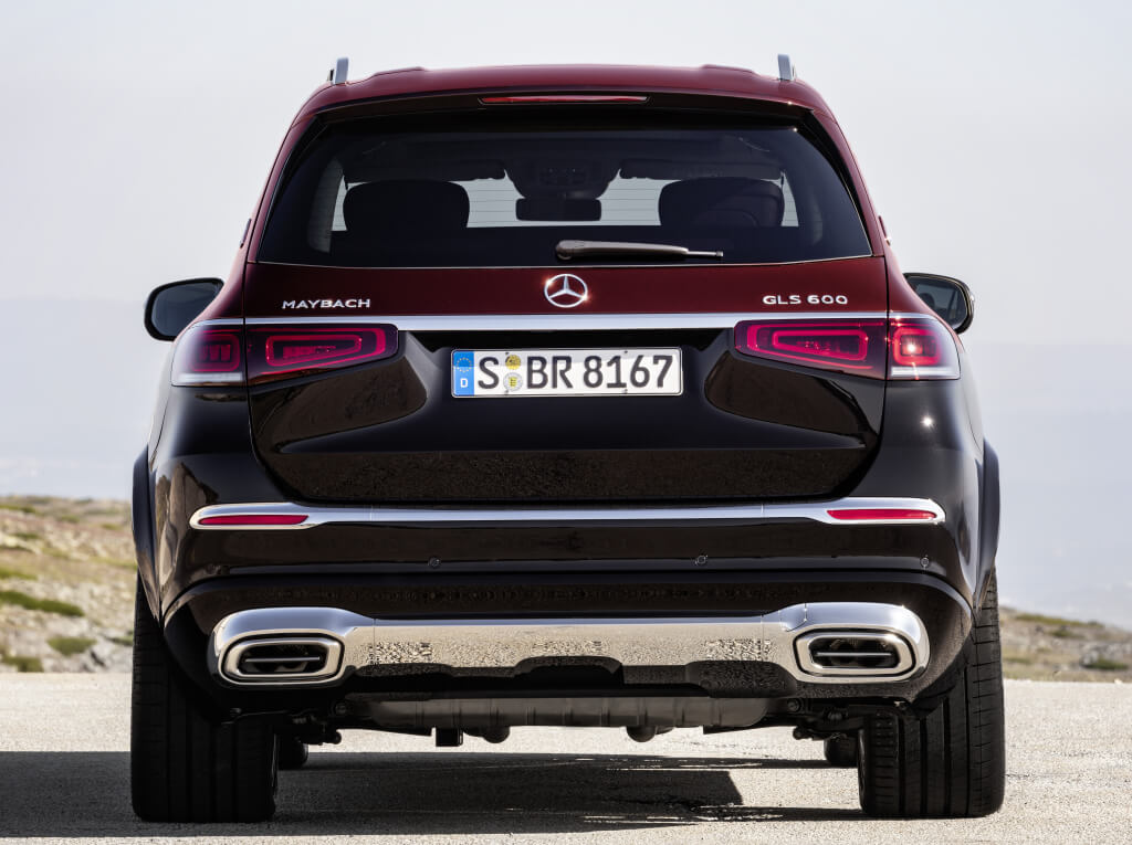 Mercedes-Maybach GLS 600, parte trasera.