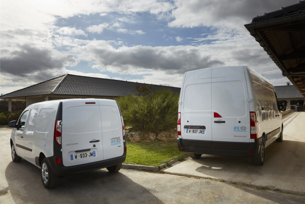 Los Renault Kangoo y Master Z.E., ahora motorizados con hidrógeno