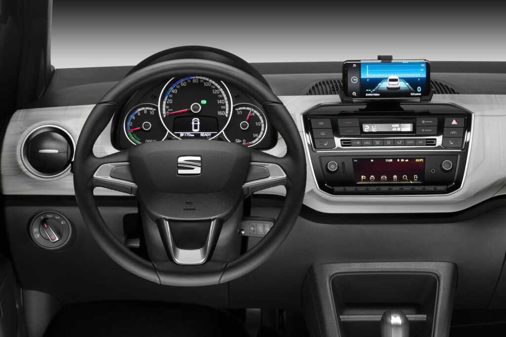 SEAT Mii Electric Plus: interior.