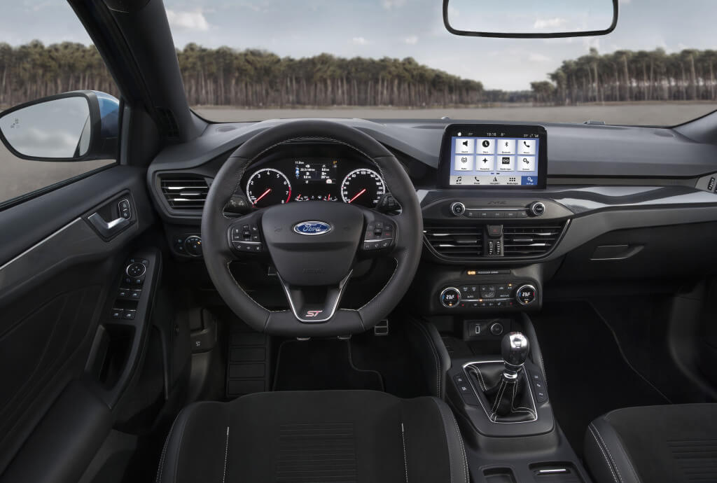 Interior del Ford Focus.