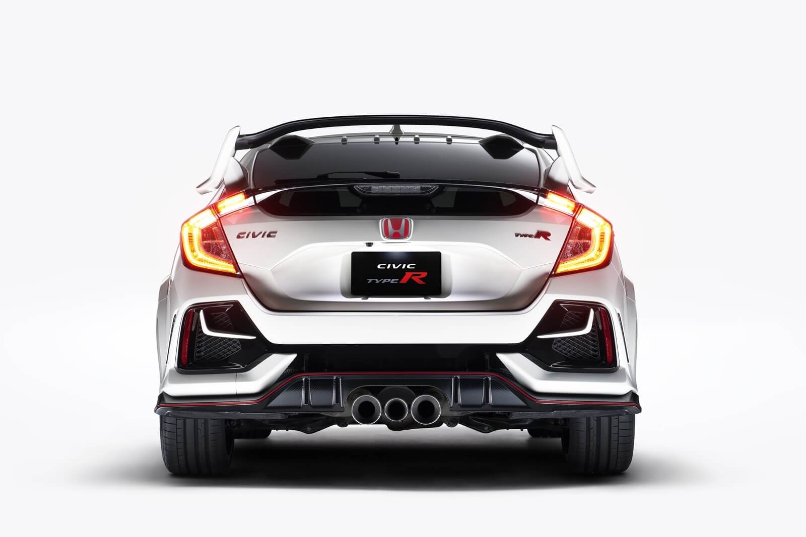 Honda Civic Type-R 2020, trasera.