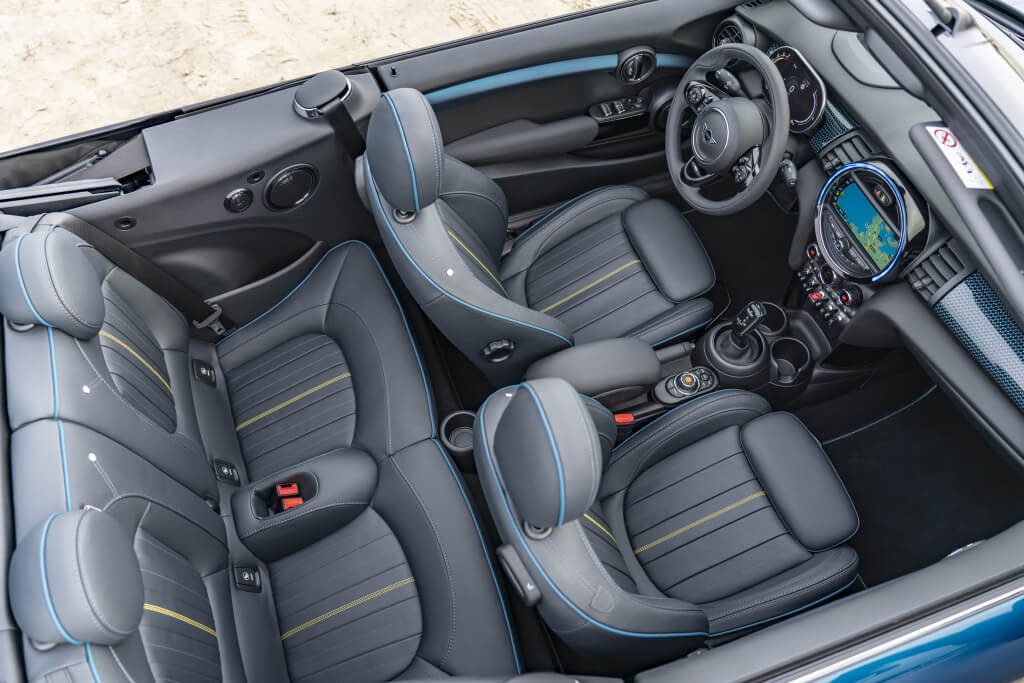 MINI Cooper S Cabrio Sidewalk: interior.