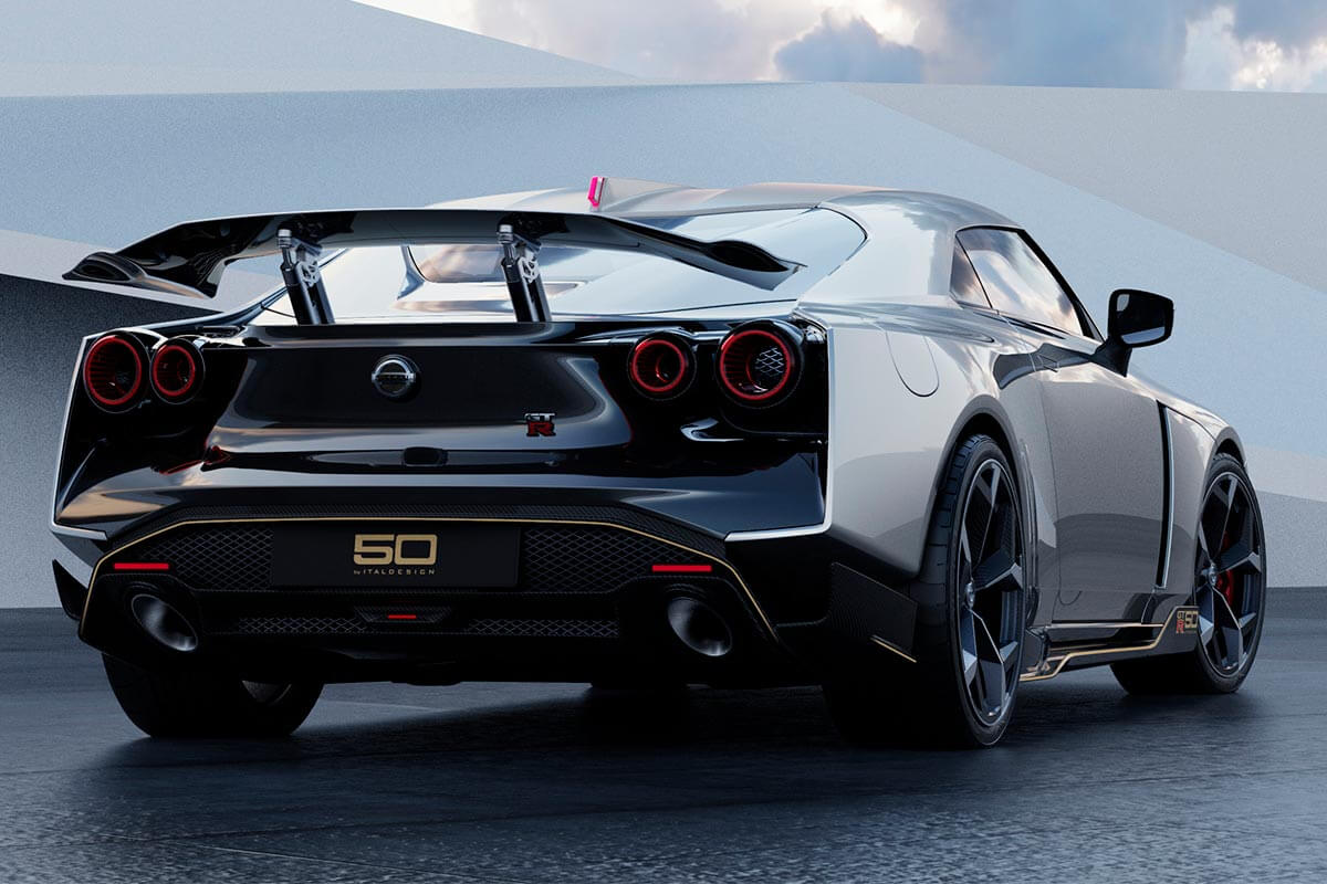 Nissan GT-R50 2020, alerón.