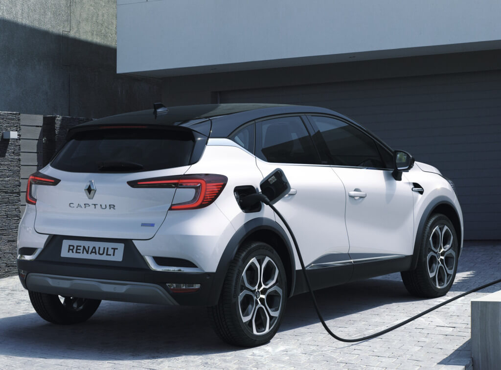 Renault Captur E-Tech: trasera.