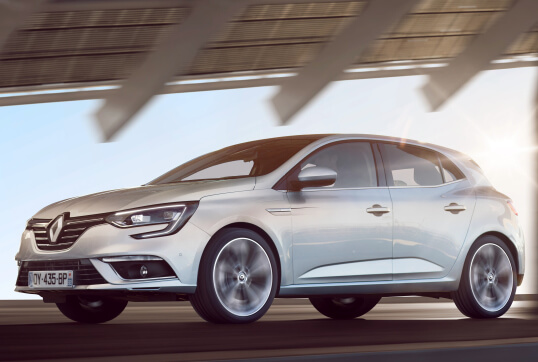 Renault Megane, diseño exterior.