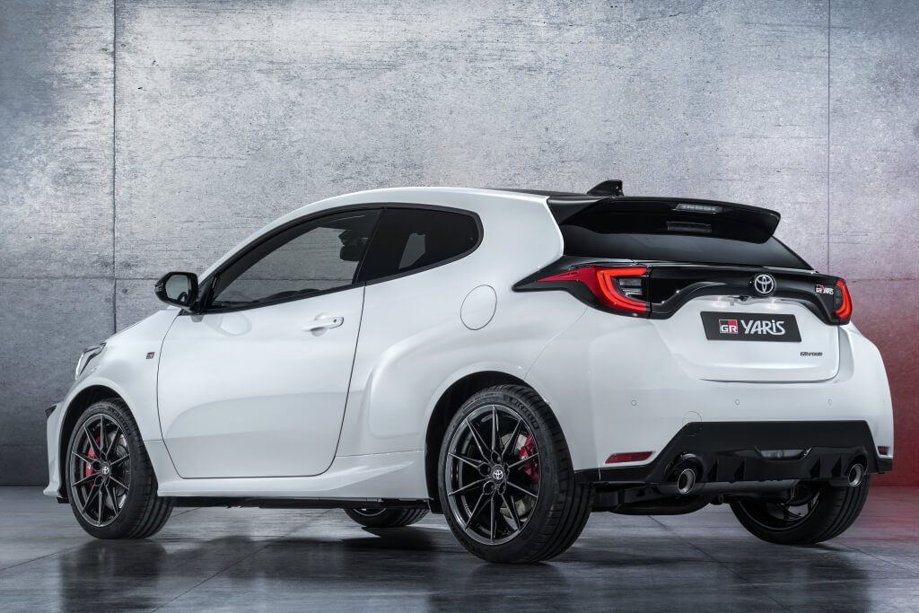 Toyota GR Yaris: trasera.