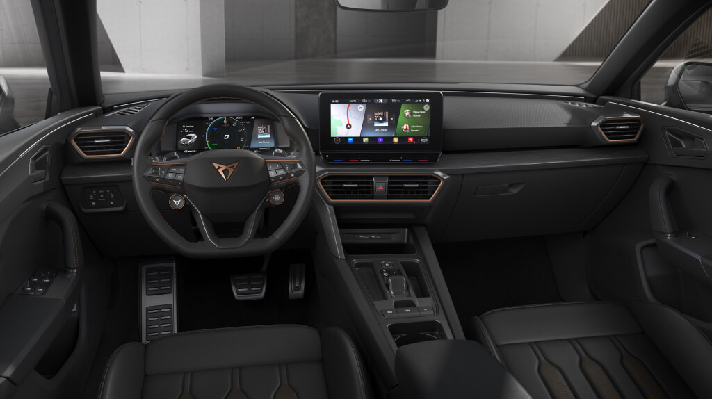 Cupra Leon 2020: interior.