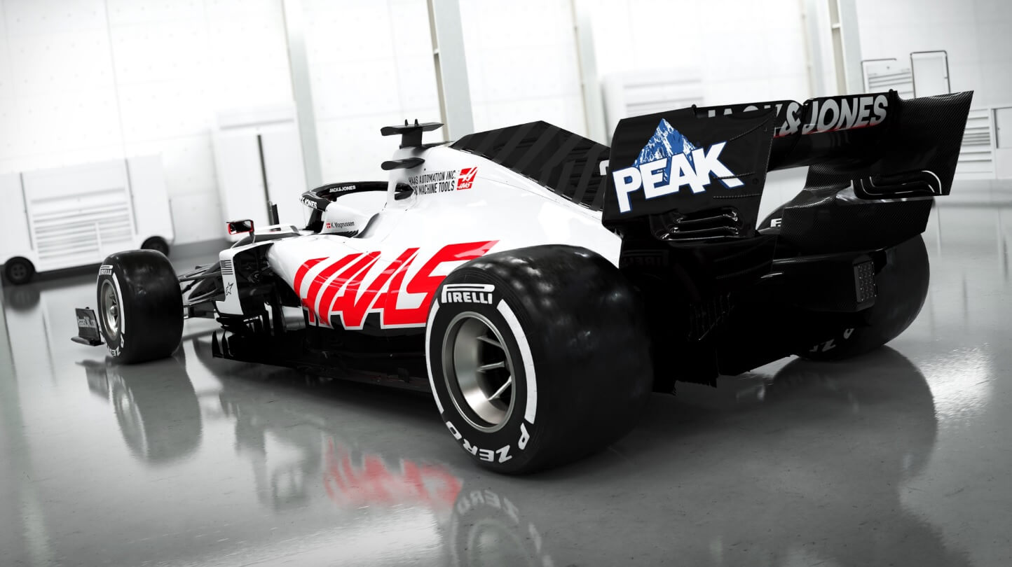 Haas VF-20: trasera.