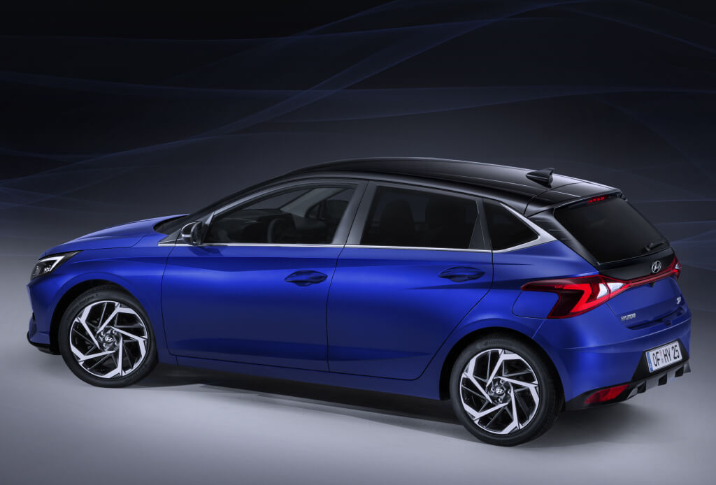 Hyundai i20 2020: perfil trasero.