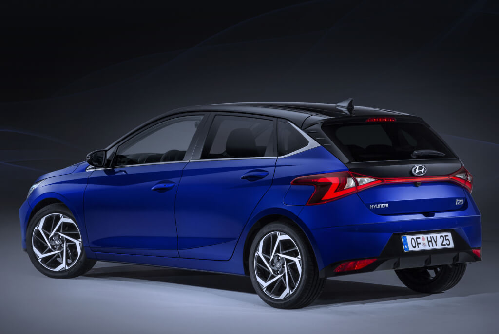 Hyundai i20 2020: trasera.