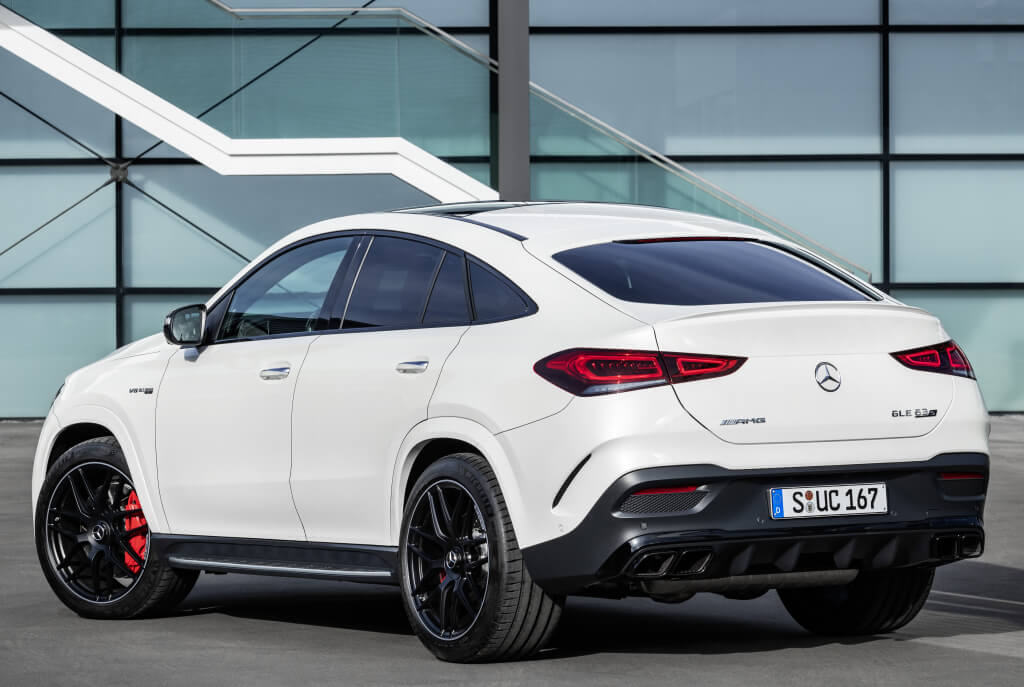 Trasera del Mercedes-AMG GLE 63 S Coupé.