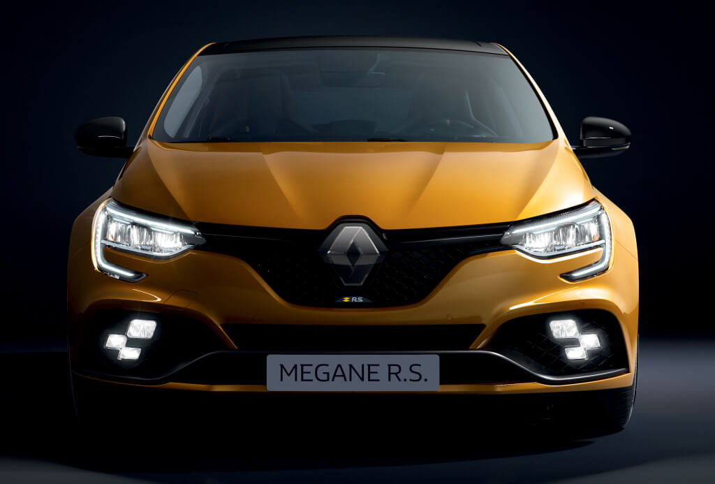 Renault Megane R.S. Trophy 2020: frontal.