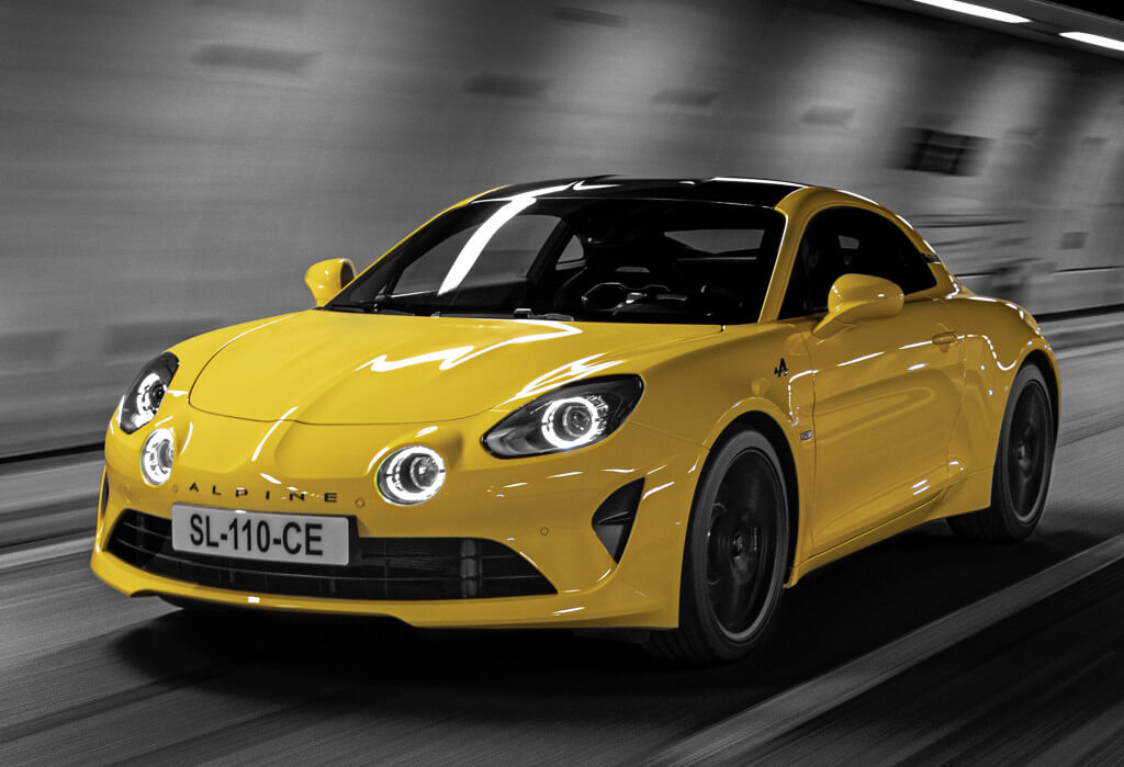 Alpine A110 Color Edition: frontal.