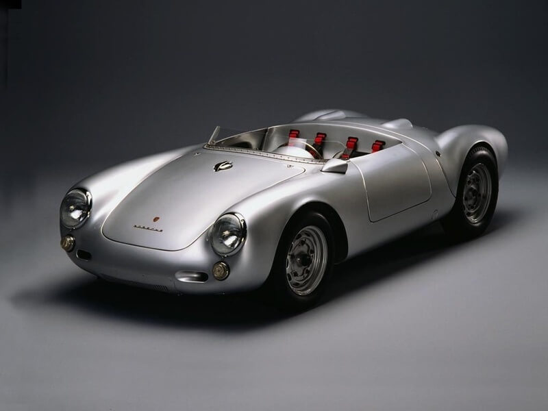 Porsche 550 Spyder: exposición.