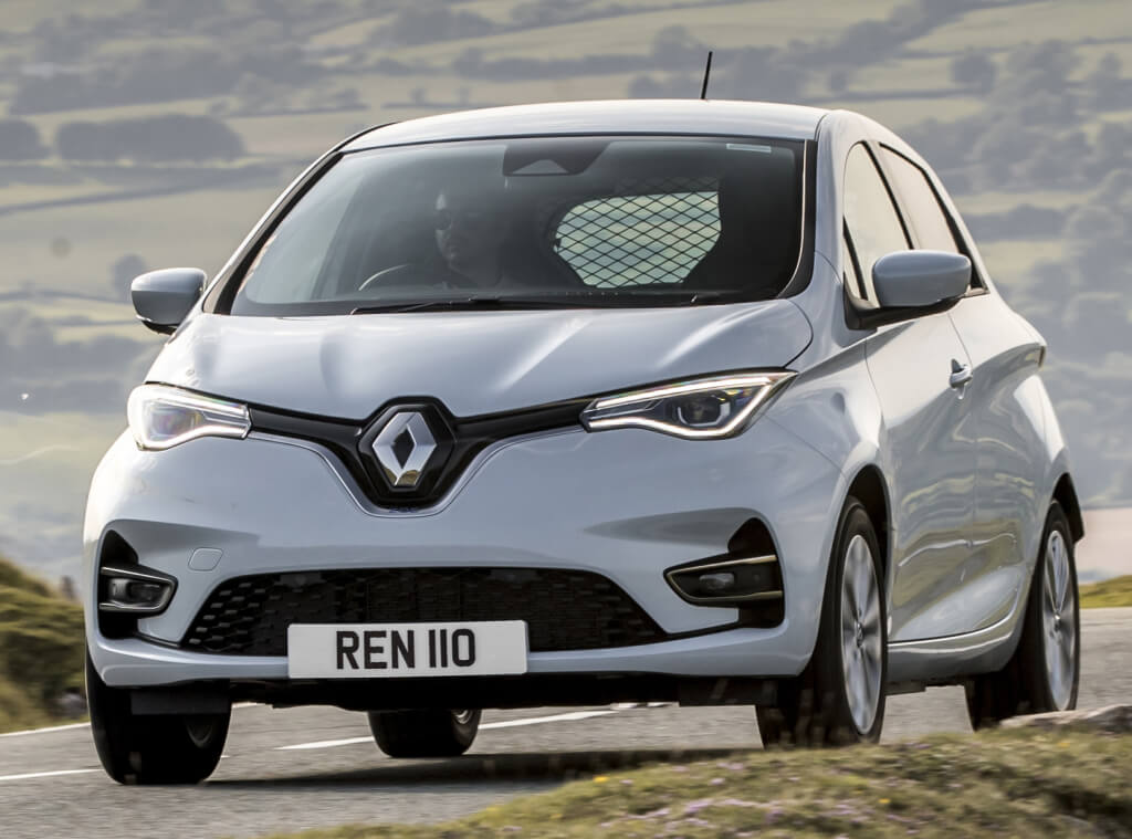 Renault ZOE Van: frontal.