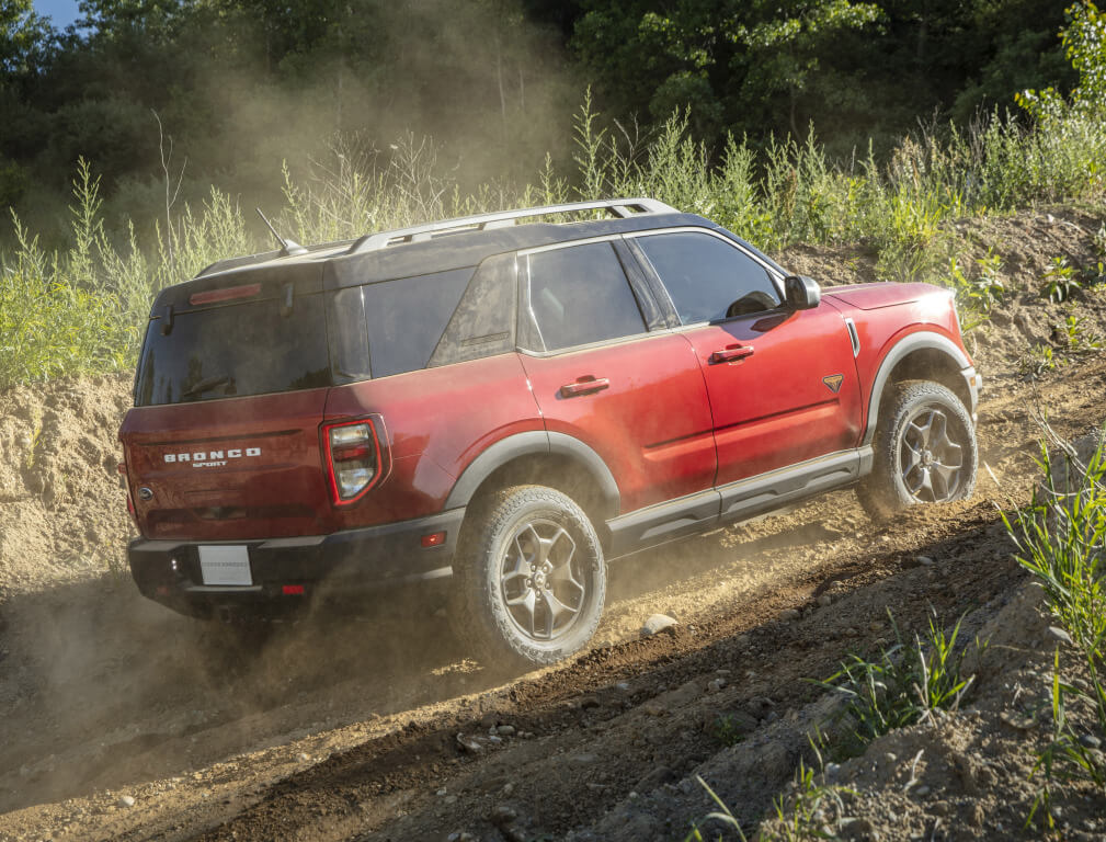 Ford Bronco Sport, trasera.