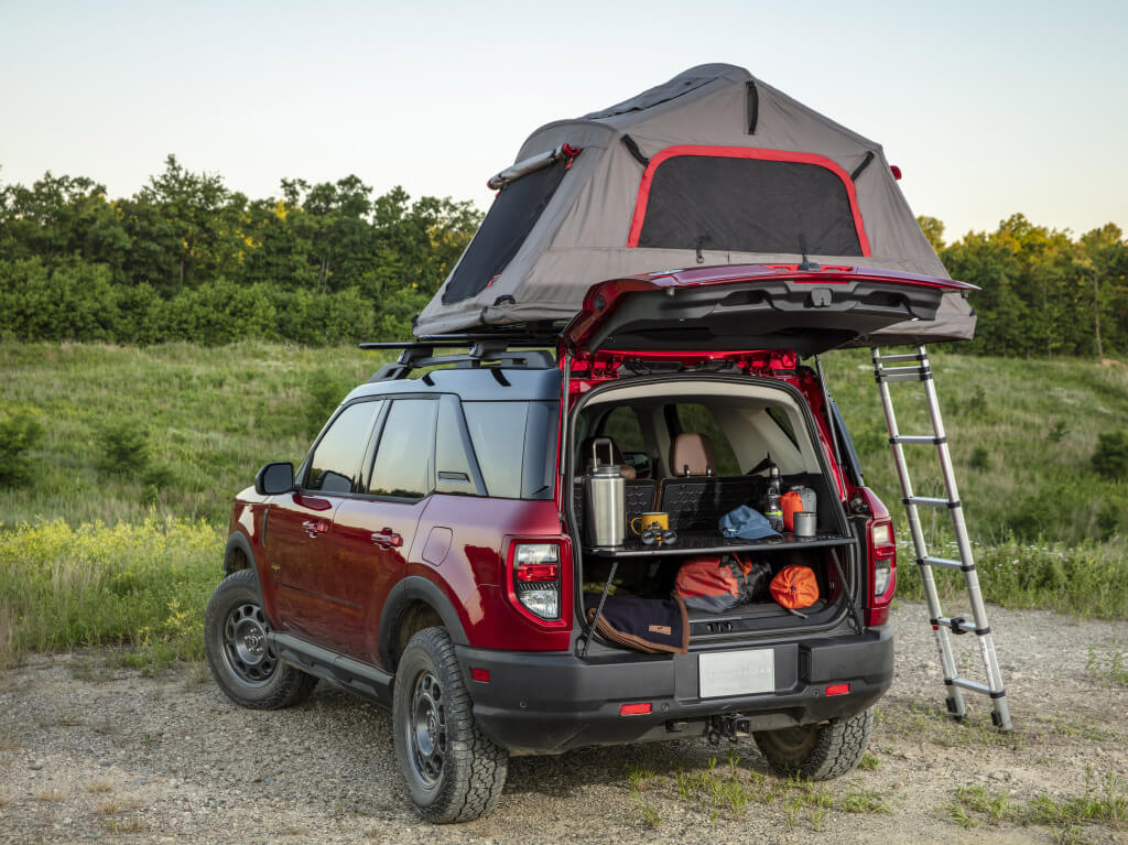 Ford Bronco Sport, accesorios de camping.