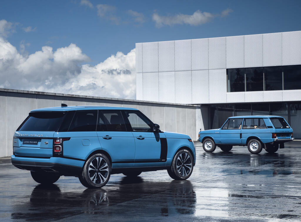 Range Rover Fifty: trasera.