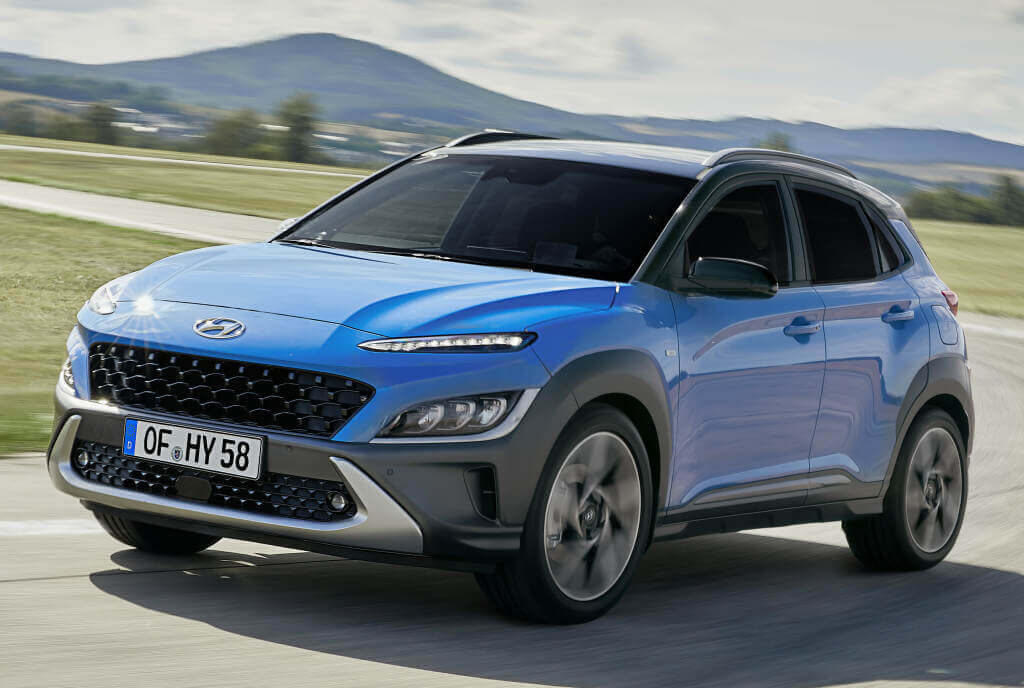 Hyundai Kona 2021: frontal.