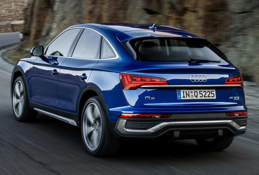 Trasera del Audi Q5 Sportback.