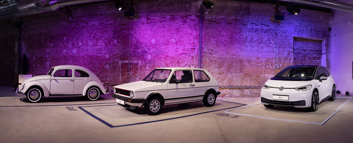 Escarabajo, Golf, ID.3.