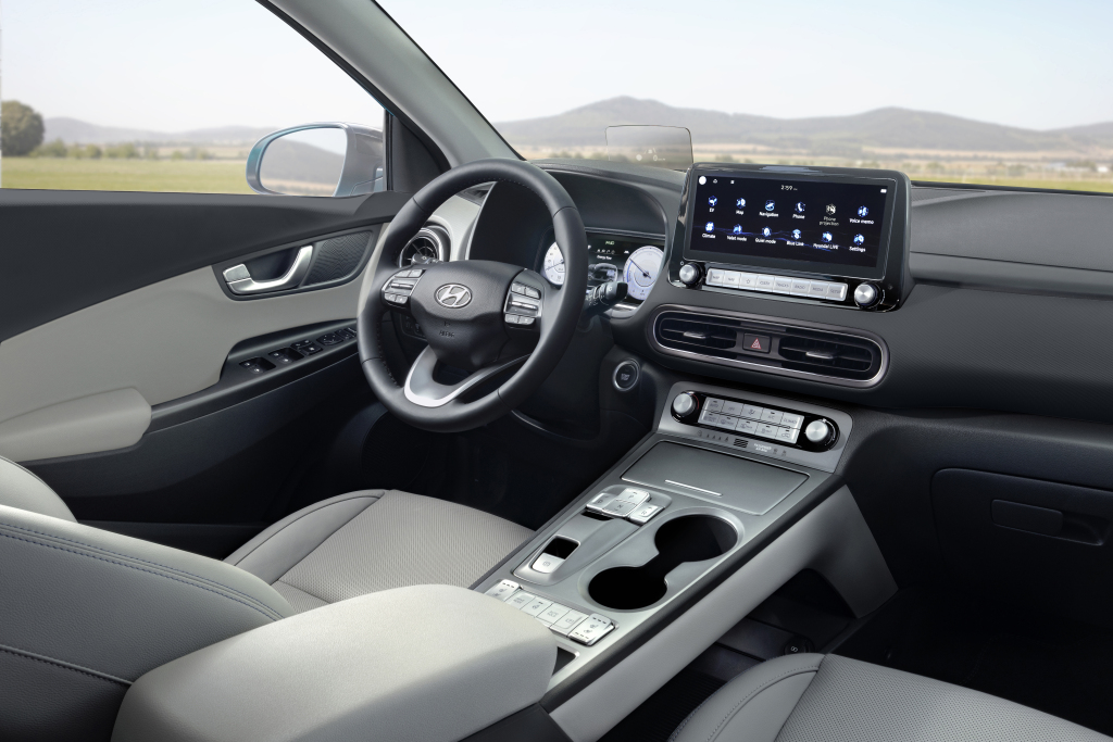 Hyundai Kona Electric 2021: interior.