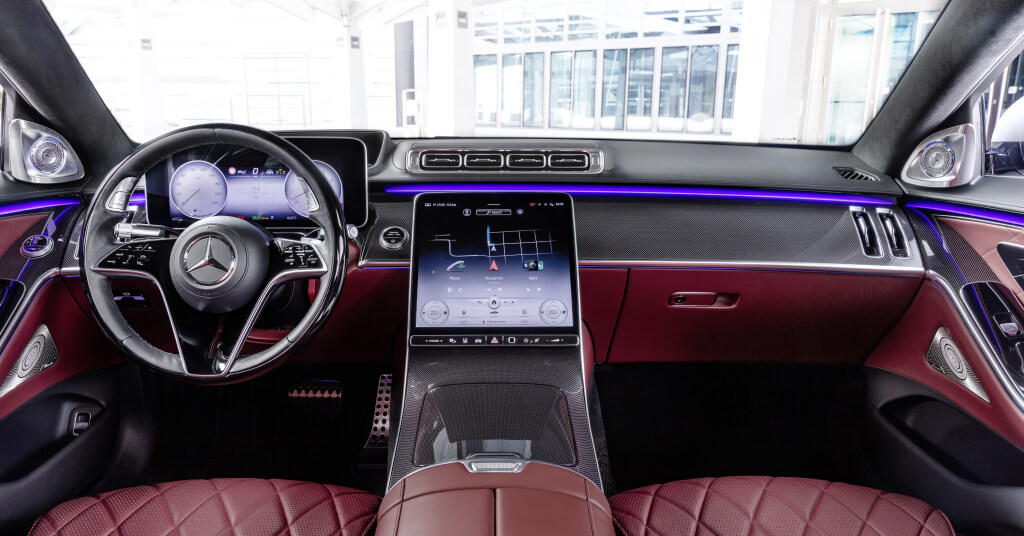 Mercedes Clase S 2021 salpicadero.