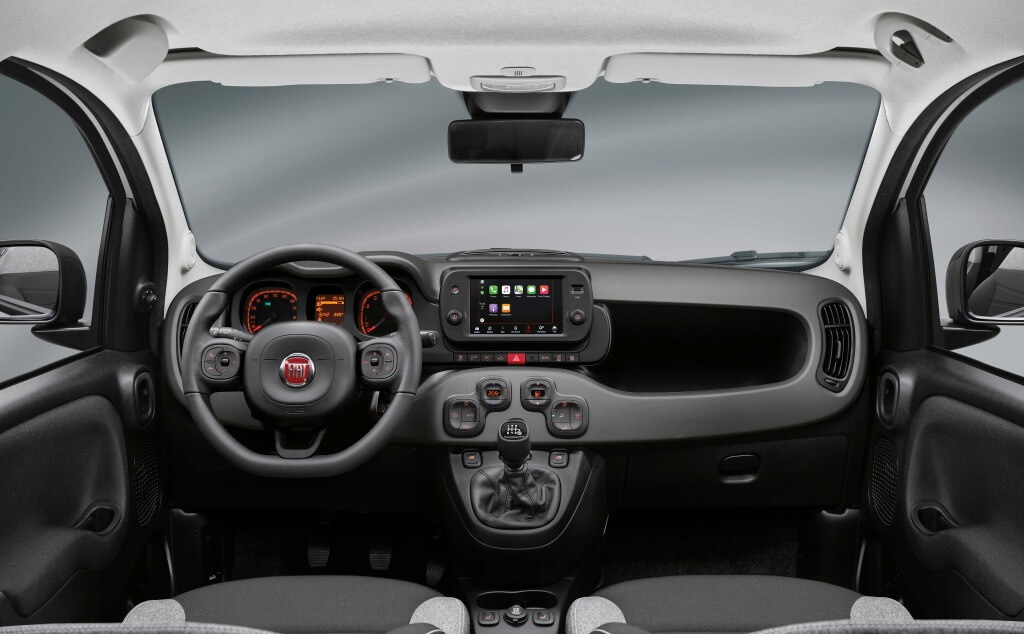 Fiat Panda 2021: interior.