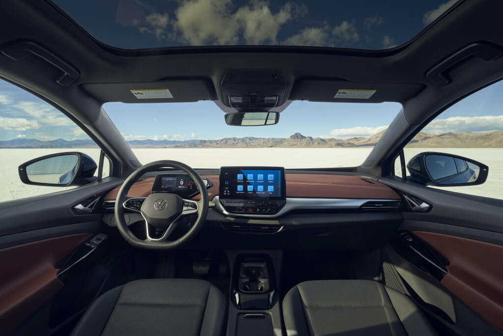 El interior del coche.