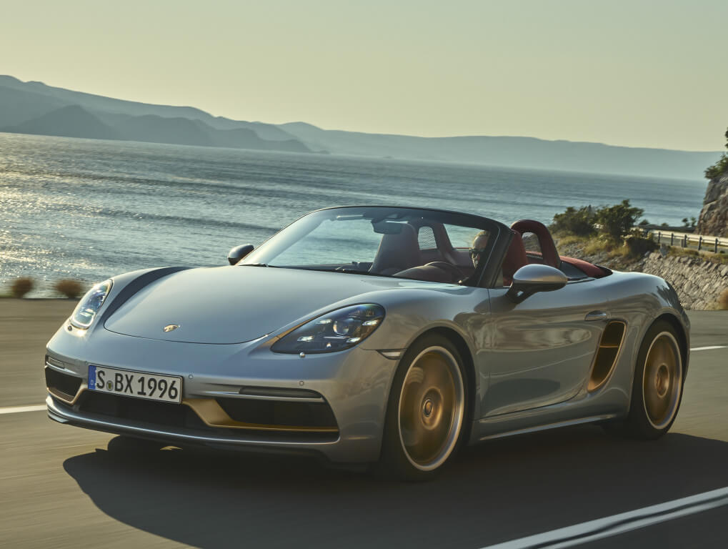 Porsche Boxster 25 Aniversario: frontal.