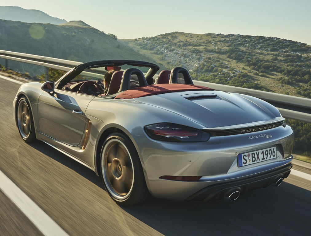 Porsche Boxster 25 Aniversario: trasera.