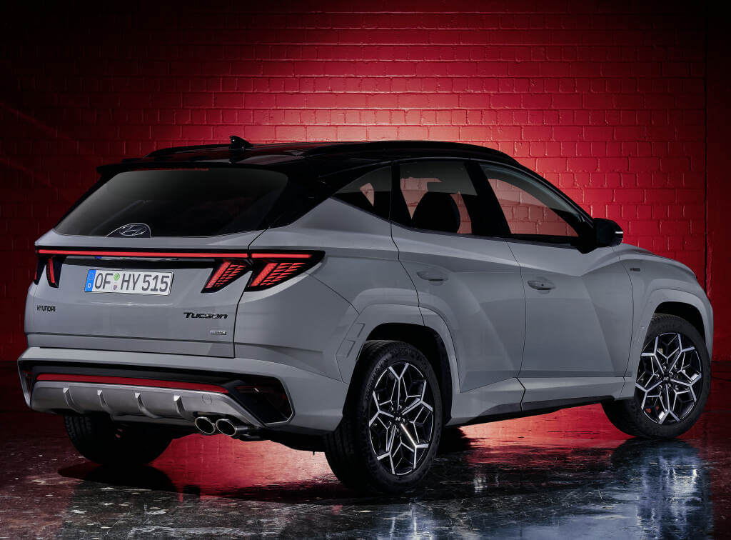 Hyundai Tucson N-Line: trasera.