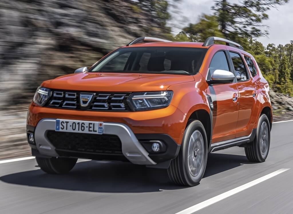 Dacia Duster 2021: frontal.