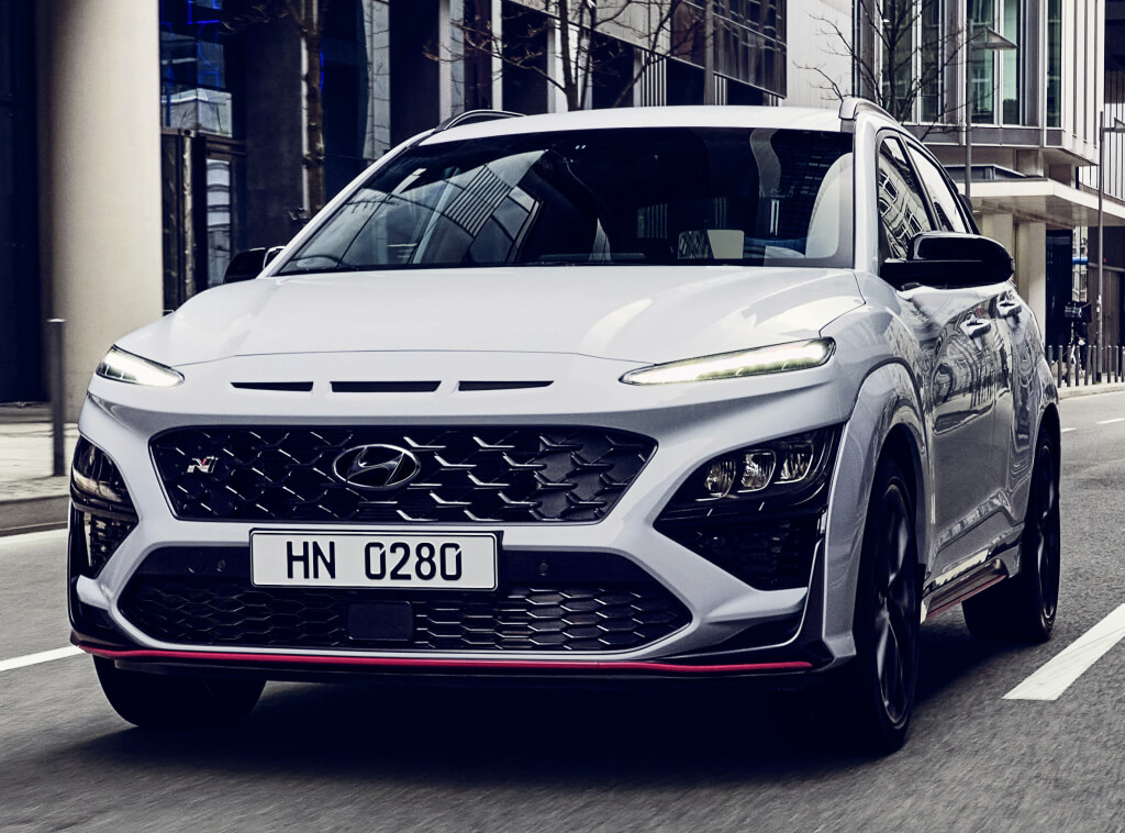 Hyundai Kona N: frontal.