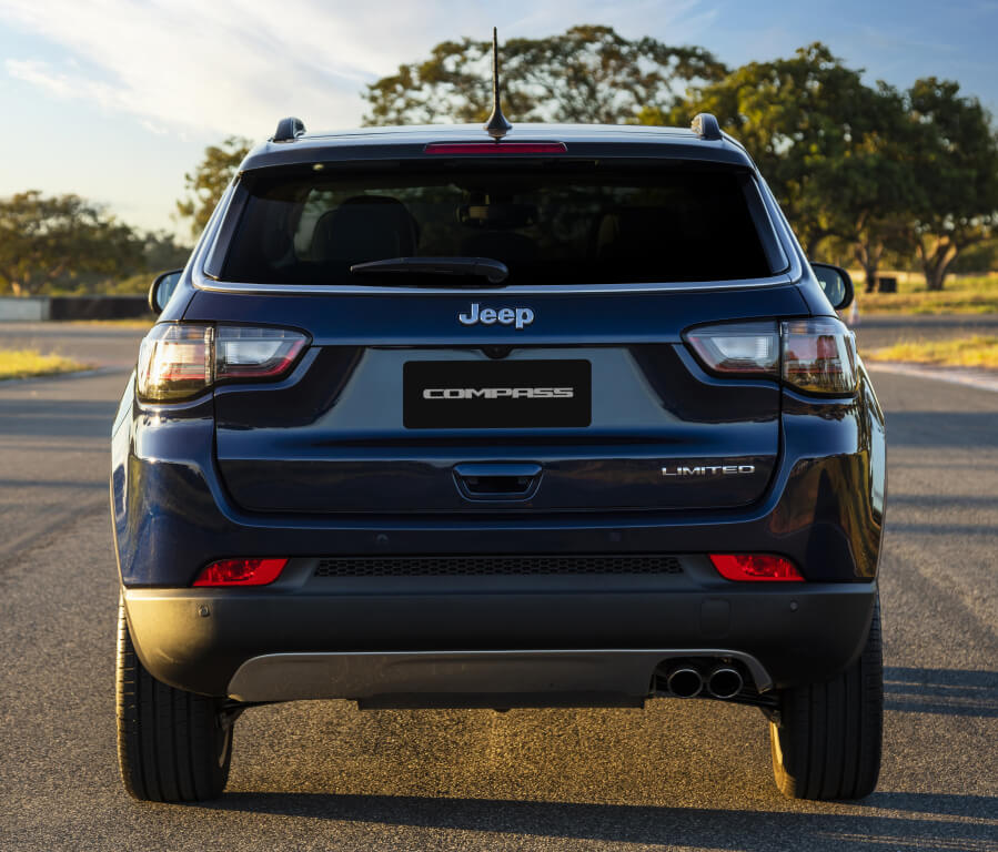 Jeep Compass 2021, parte trasera.