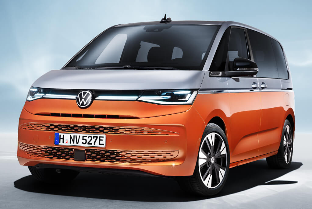 Volkswagen Multivan 2022: frontal.