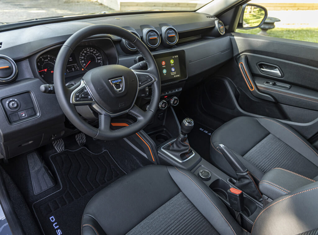 Dacia Duster Extreme: interior.