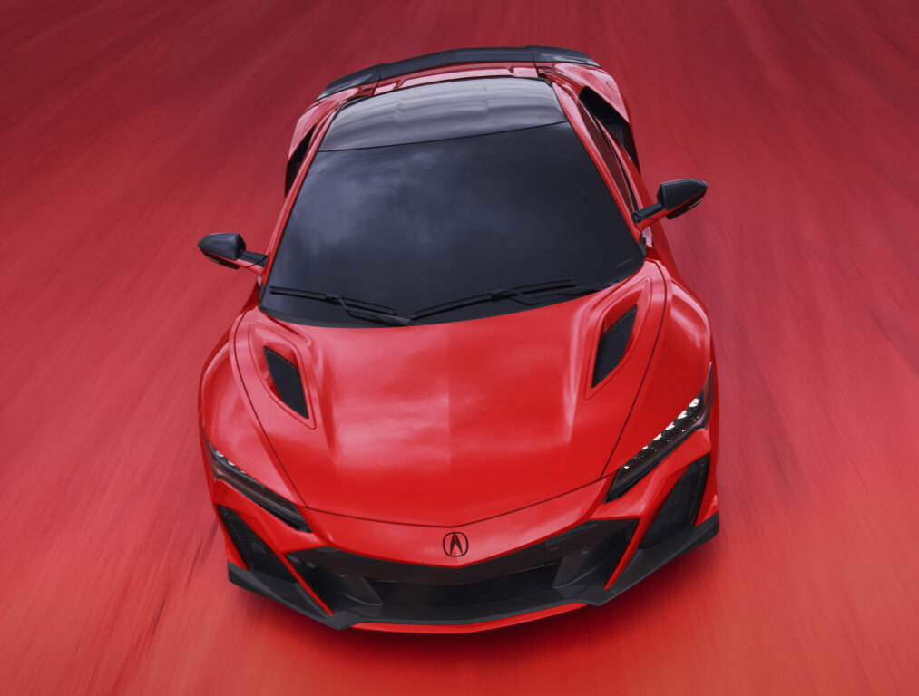 Honda NSX Type-S: frontal.